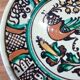 Korond pottery ceramic plate