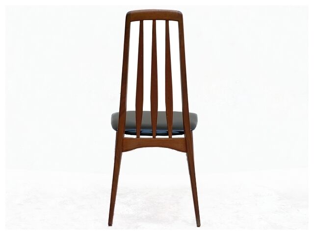 Set of 6 Danish chairs from Niels Koefoed Scandinavian EVA model 1960