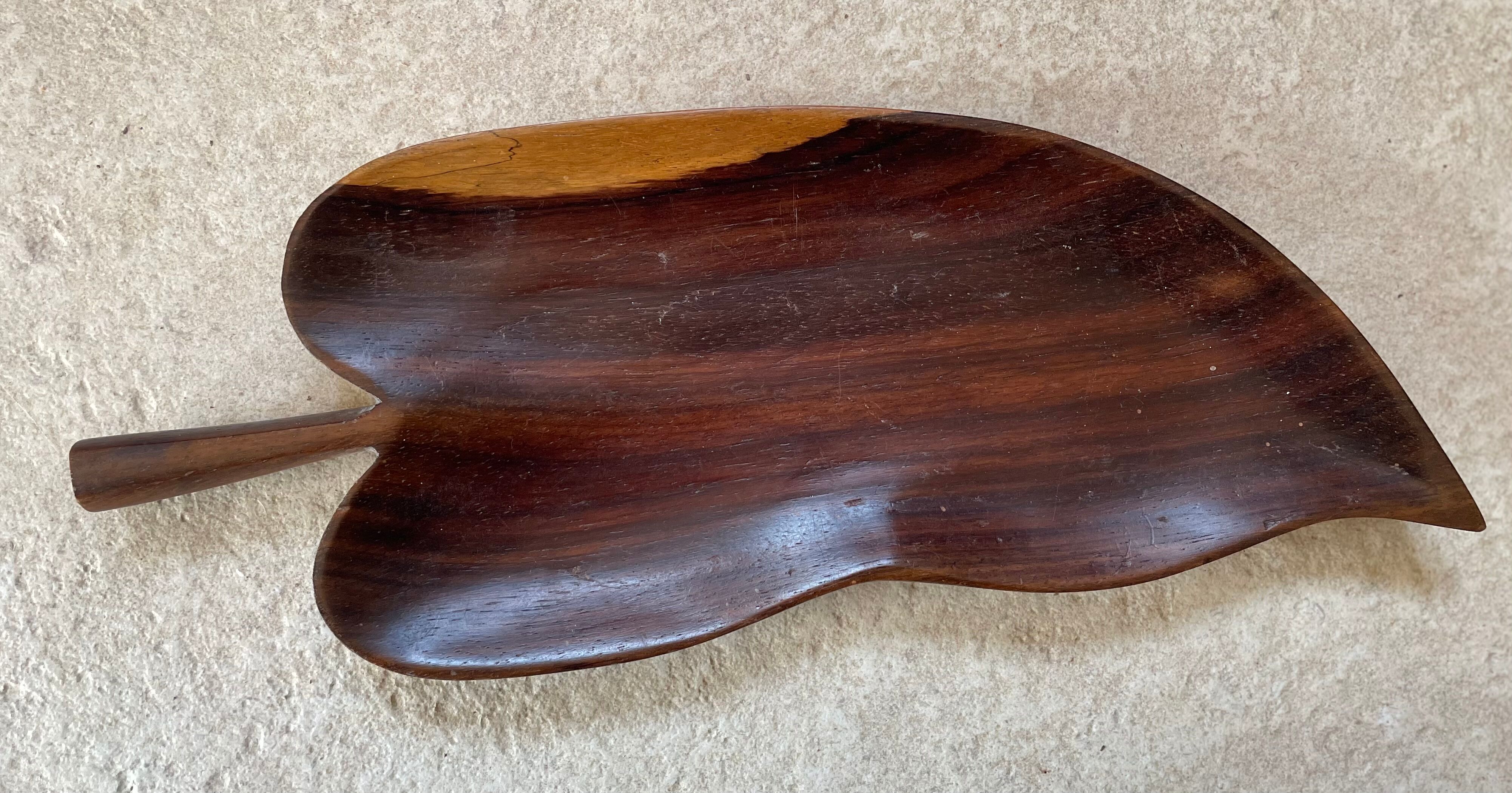 Empty vintage wooden pocket