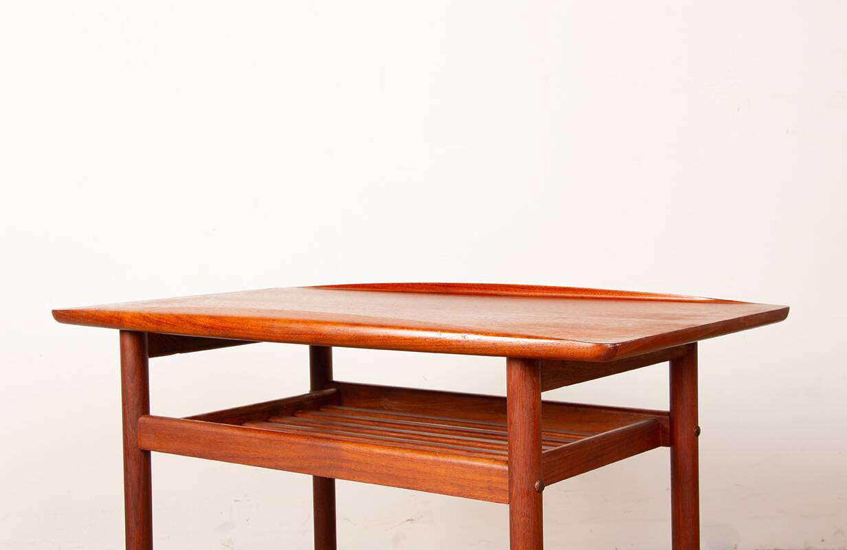 Teak coffee table, 2 levels, model PJ 107 by Grete Jalk/Jeppesen.