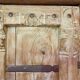 Door & old Indian balcony from Rajasthan in solid teak
