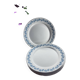 6 assiettes plates Sarreguemines Modèle chêne