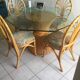 Maugrion rattan dining set