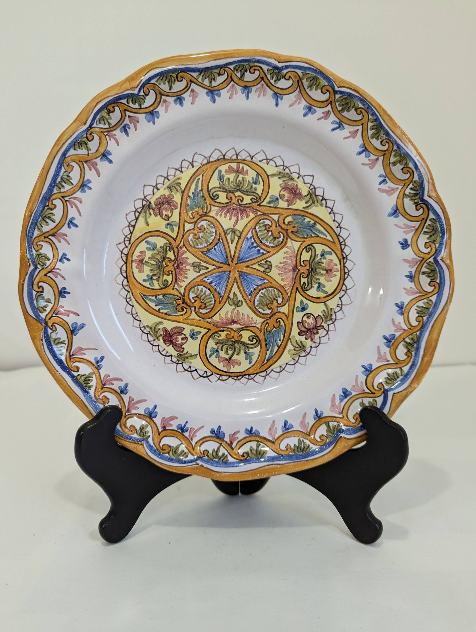 Assiette décorative motifs Celtiques