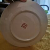 Paire d'assiettes en porcelaine