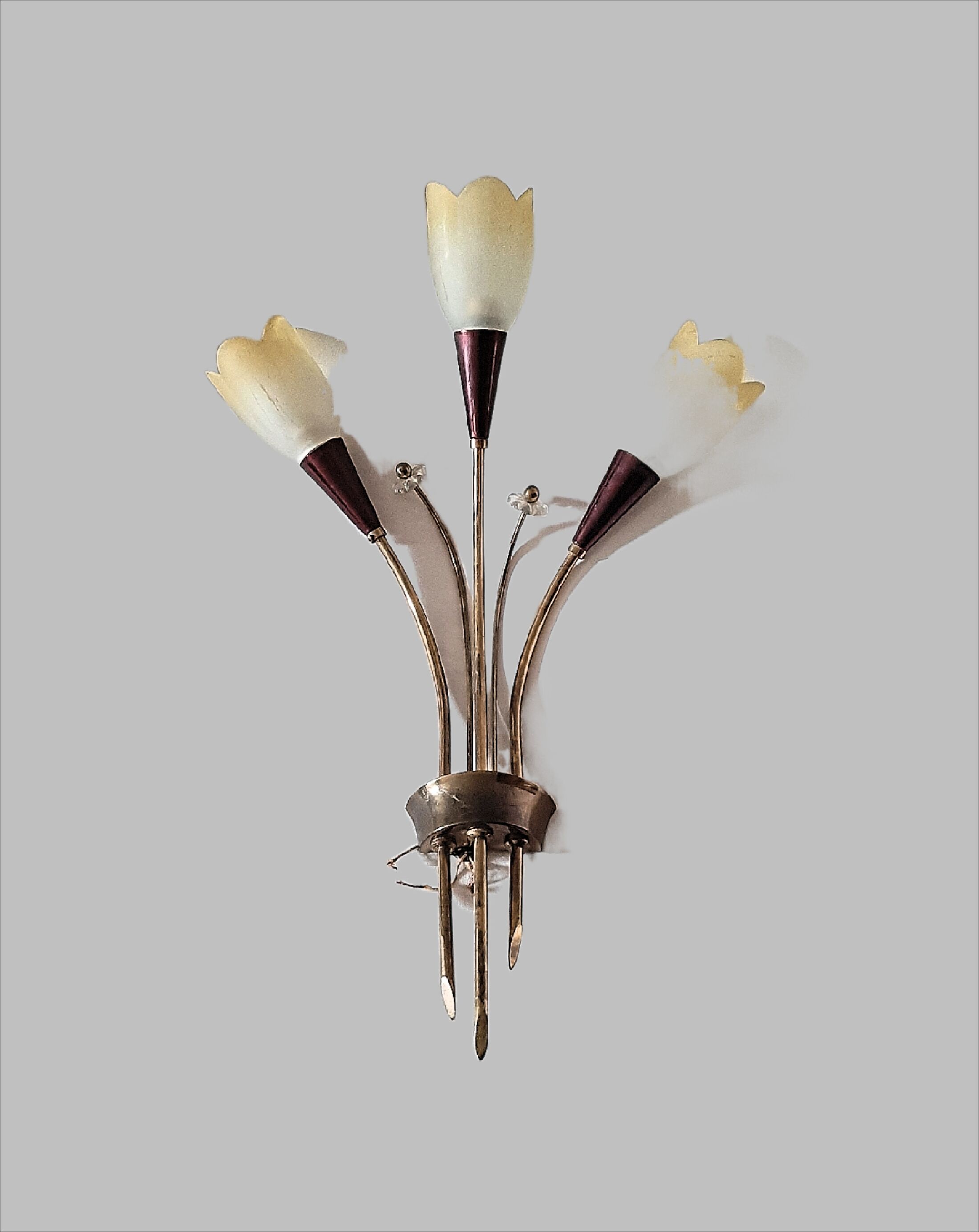 Wall lamp Mid Century Modern. French style of the 1950s/60s.