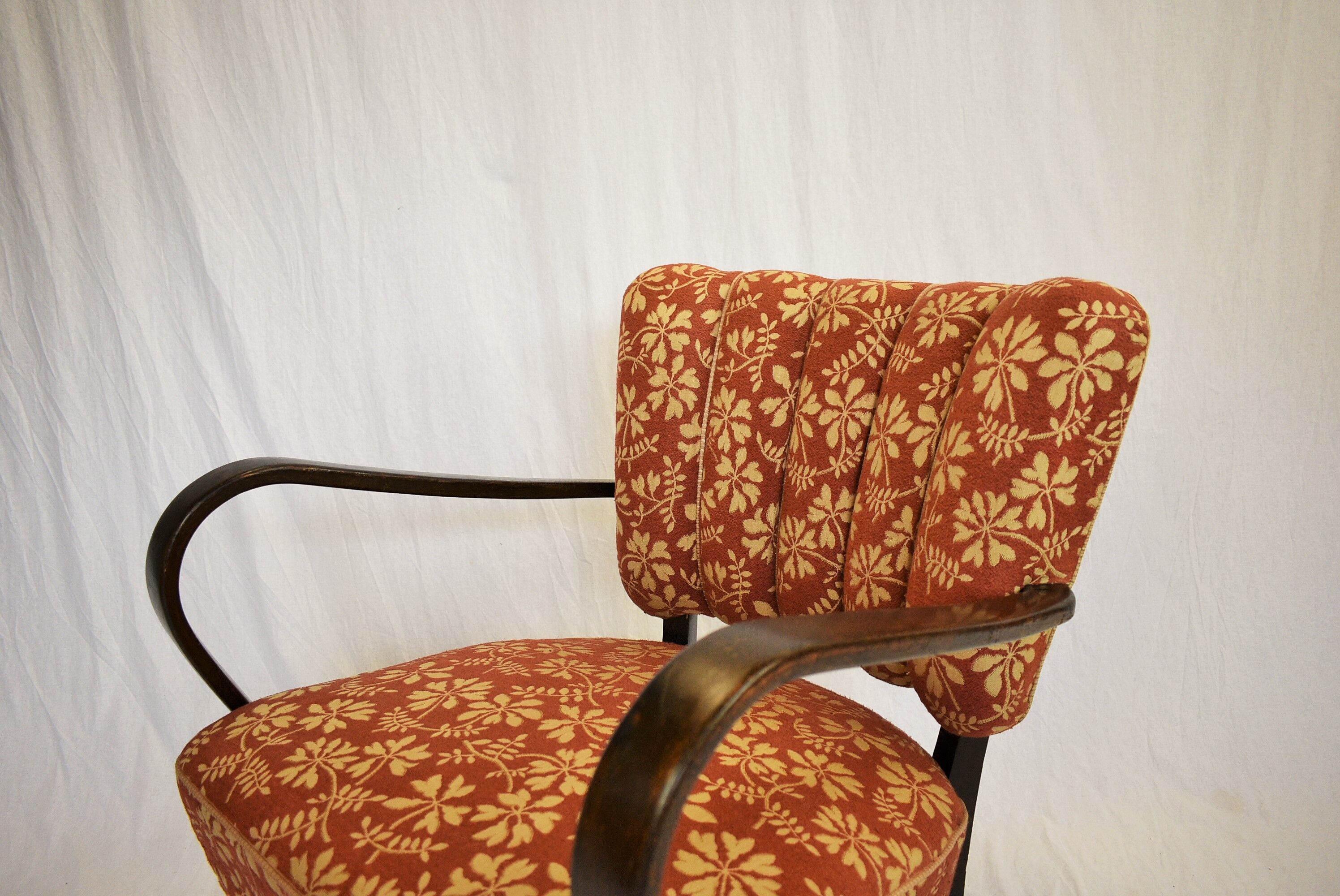 1950s J. Halabala Lounge Chair H-237