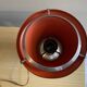 Lampe de table Space Age noire et orange