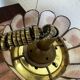 Vintage pink capiz shell chandelier/pendant lighting