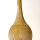 Black and Yellow Scavo Glass Bottle Vase attr. to Gino Cenedese, Italy