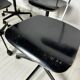 1/6 1950s vintage black architect desk chair by Jørgen Rasmussen for Labofa