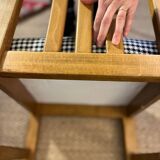 Set of 4 vintage wooden chairs