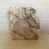 Asymmetrical marble ashtray emptier