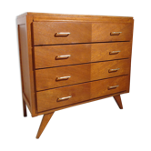 Commode vintage  des années 50  pieds compas