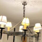 Brutalist style chandelier