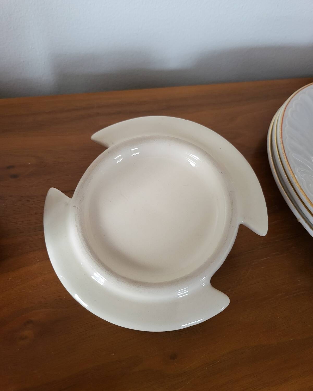 Quimper Earthenware Butter Dish HB Henriot