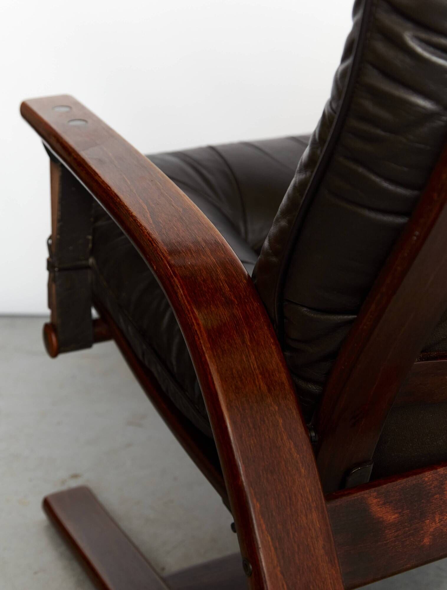 Fauteuil scandinave vintage avec ottoman par Arnt Lande pour Westnofa, anné