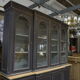 Vitrine patiné noir