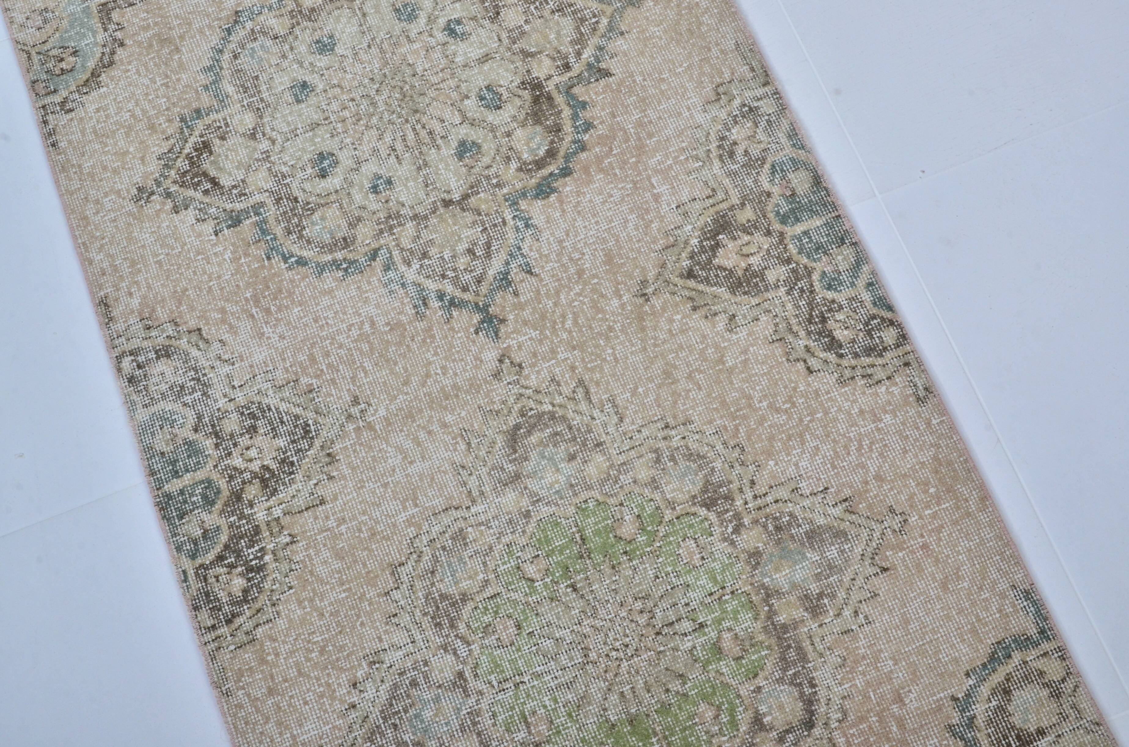 Oushak Handknotted Wool Floral Carpet sku 3457