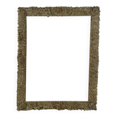 Wooden frame with bread apple pattern, Auvergne peasant folk art