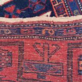 Tapis ancien persan bijar fait main 148x318 cm