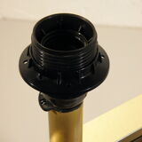 Mirror table lamp and brass 70s