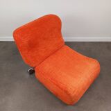 Vintage orange fireside chair