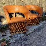Pair of Mexican armchairs