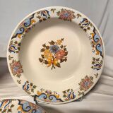 Gien. Bordeaux bouquet. 43-piece service