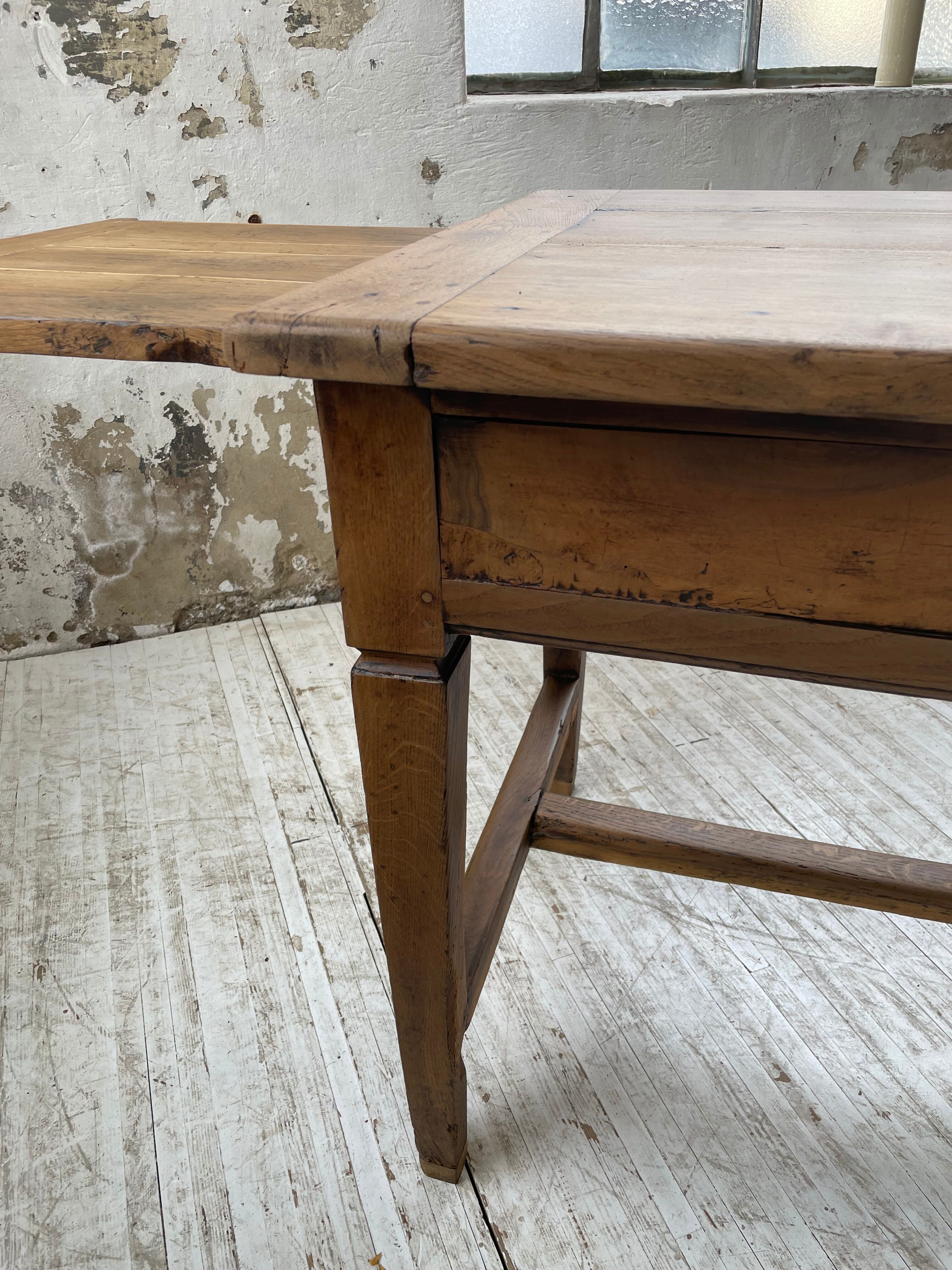 Oak farmhouse table