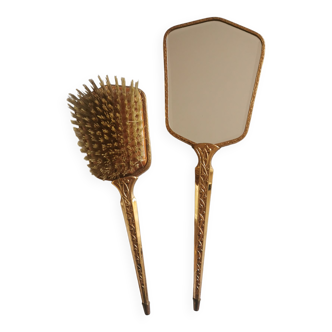 Brush and mirror