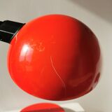 Vintage Red Desk Lamp: Mid-Century Modern Oslo Table Light
