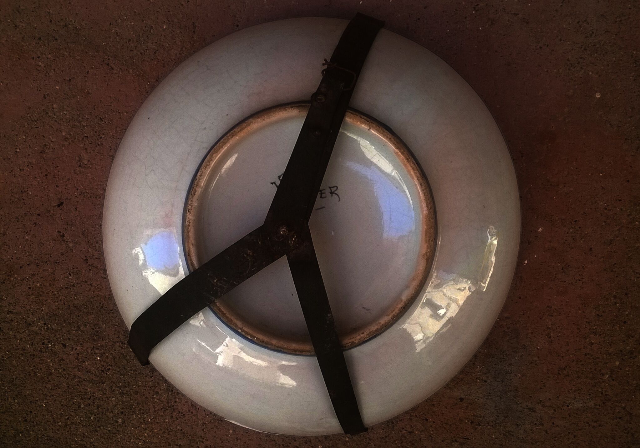 Vintage Quimper Plate