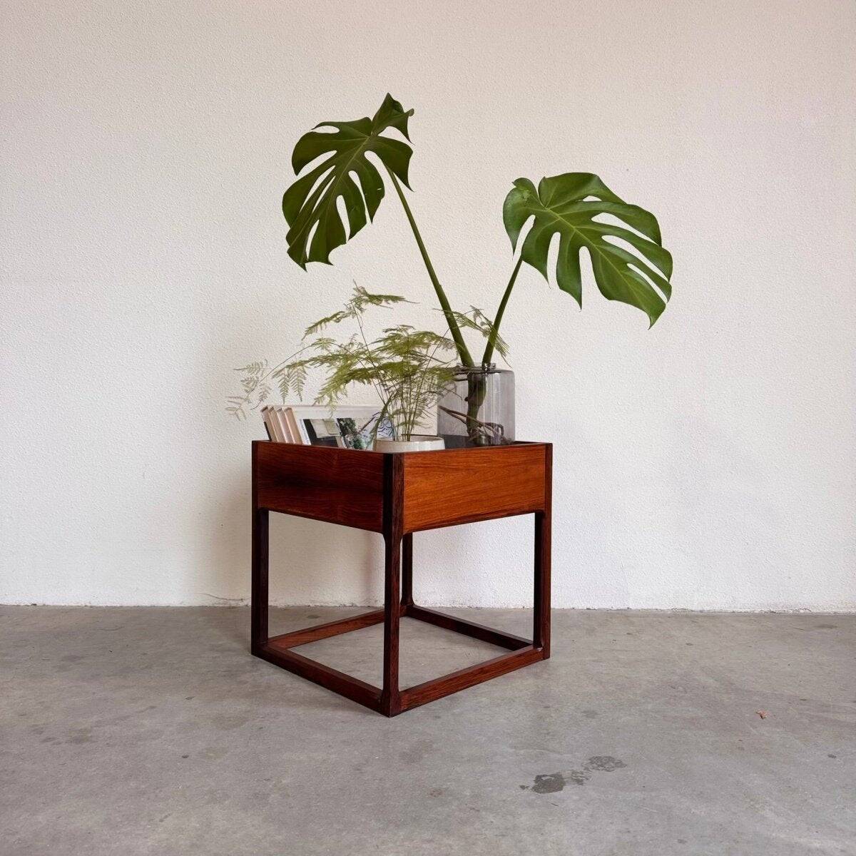 Danish vintage plant box Kai Kristiansen rosewood