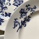 Sarreguemines ironstone flat plates, Damascus model