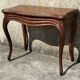 Table de jeu en bois d'acajou Napoléon III, 18ème siècle