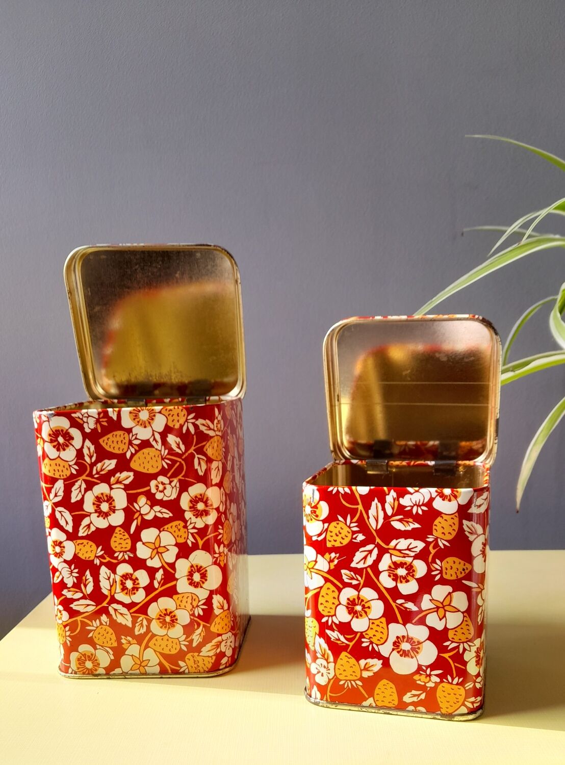 Strawberry nesting boxes 60s