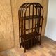 Rattan shelf
