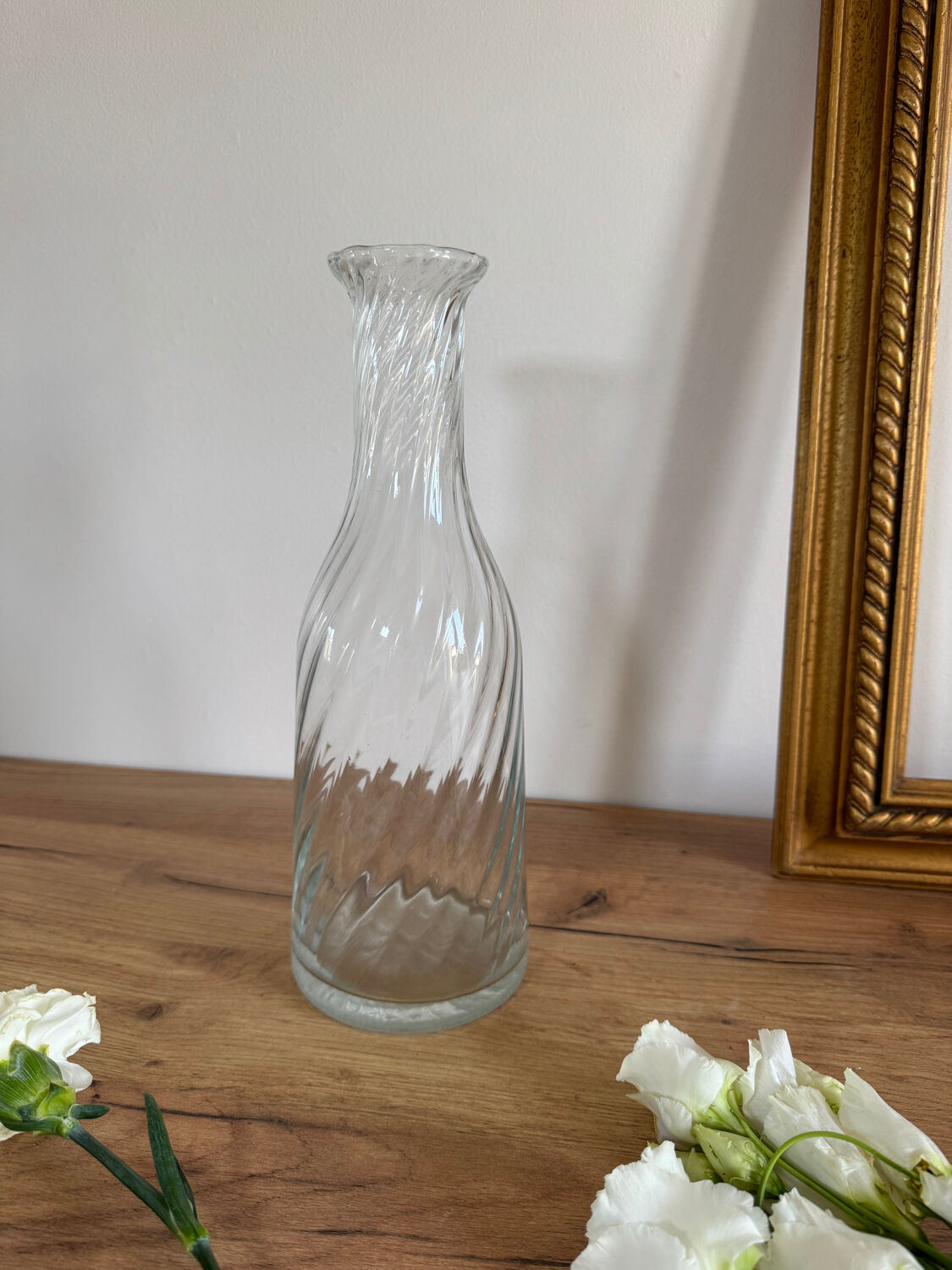 Vintage transparent carafe