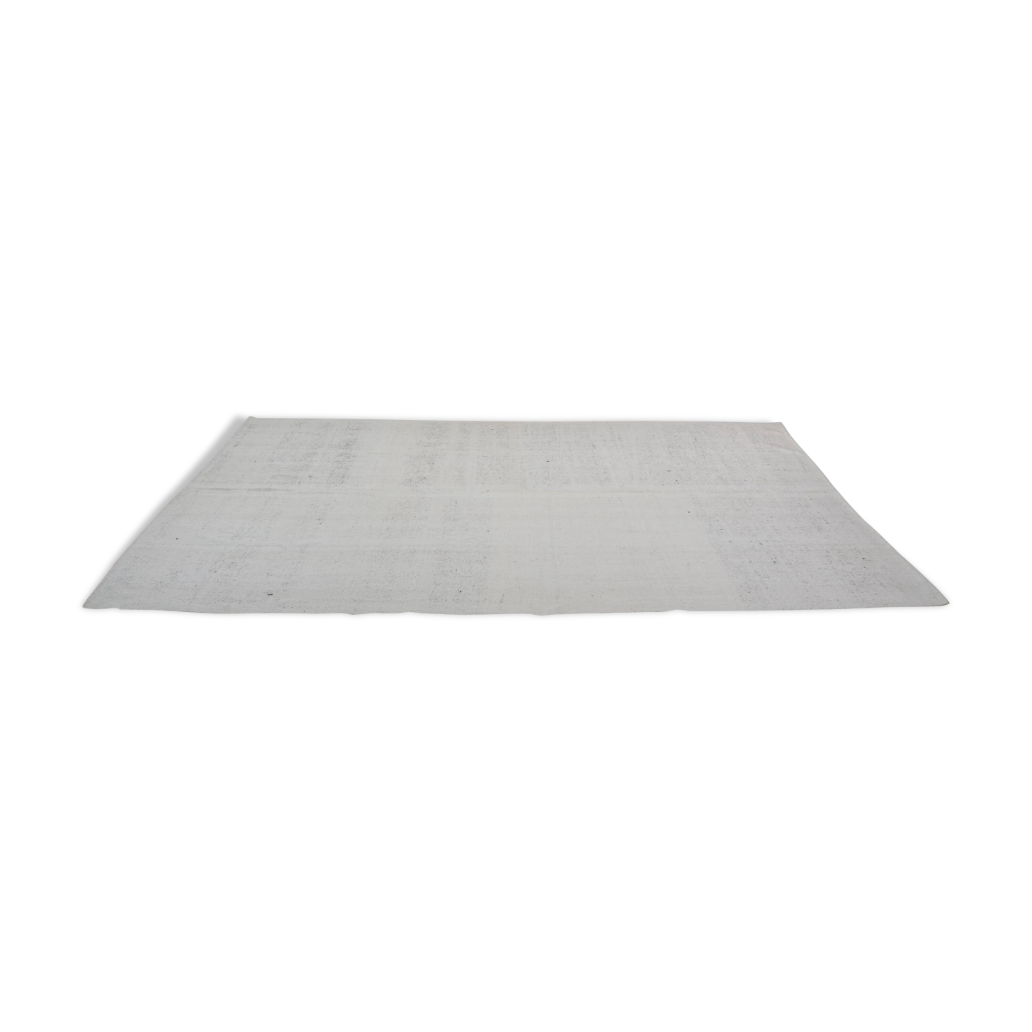 White Handwoven Vintage  Kilim Rug sku 3080