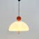Suspension Saliscendi Orange by Elio Martinelli for Martinelli Luce, 1970