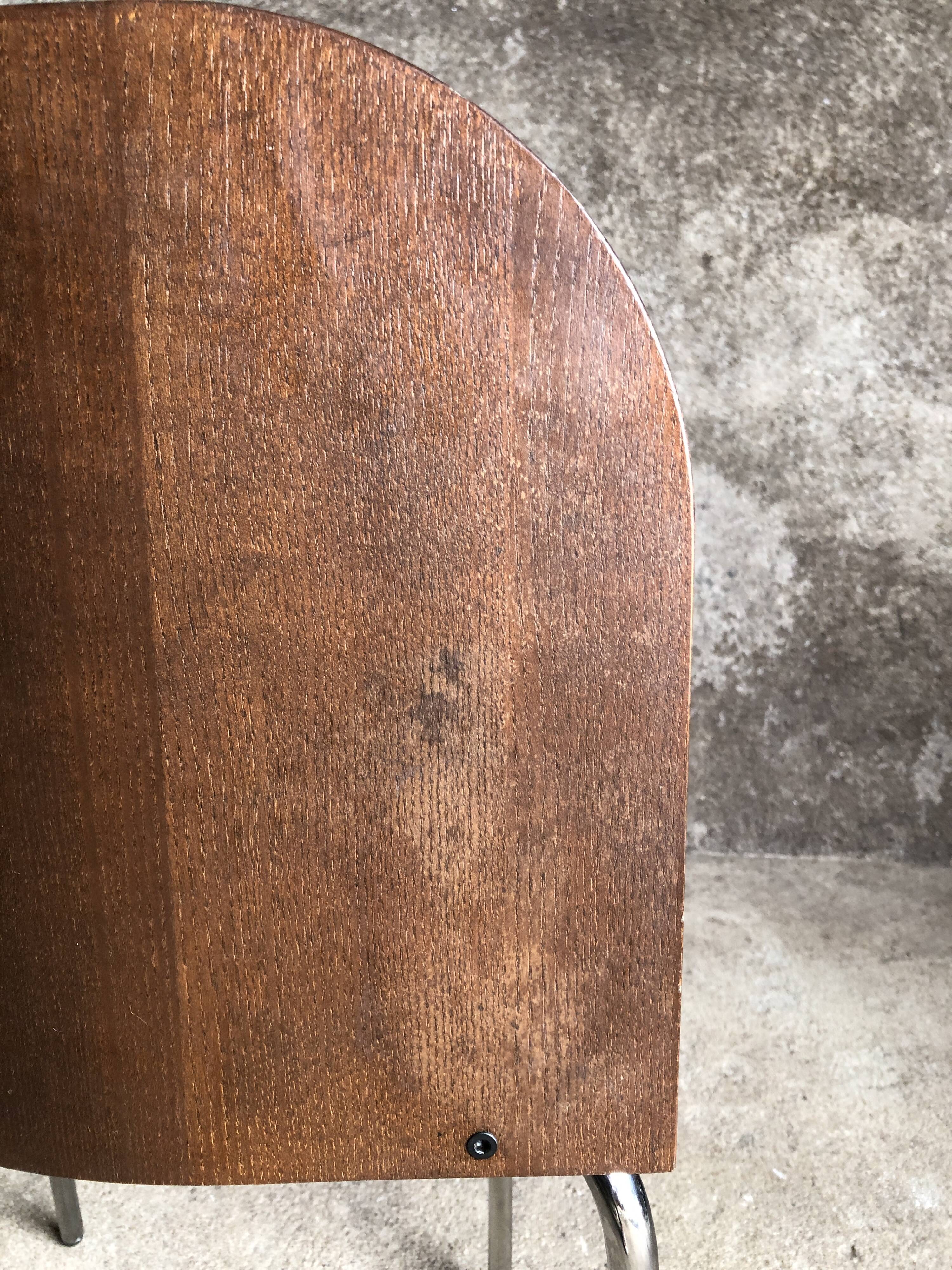 Fusion table and four chair set, vintage Ikea, 1990