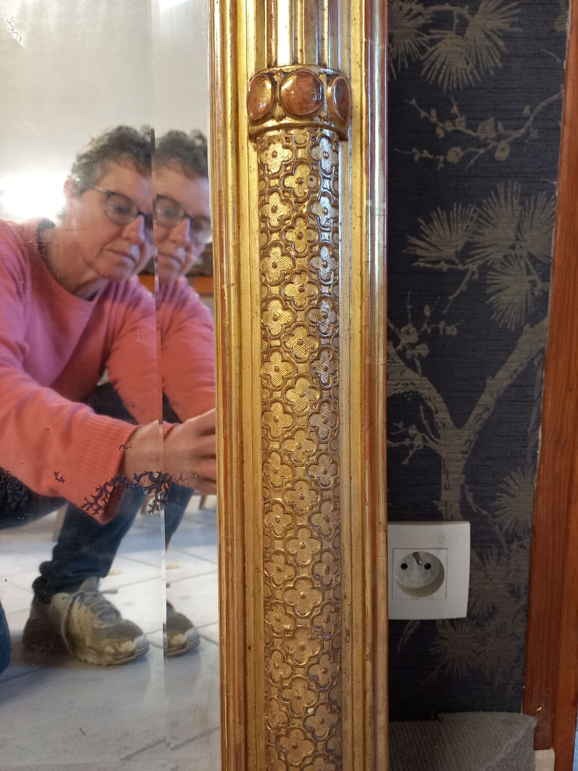 Mirror xix style louis xvi 146 x 111