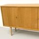 Buffet en chêne clair du milieu du siècle de WK Möbel, années 1970