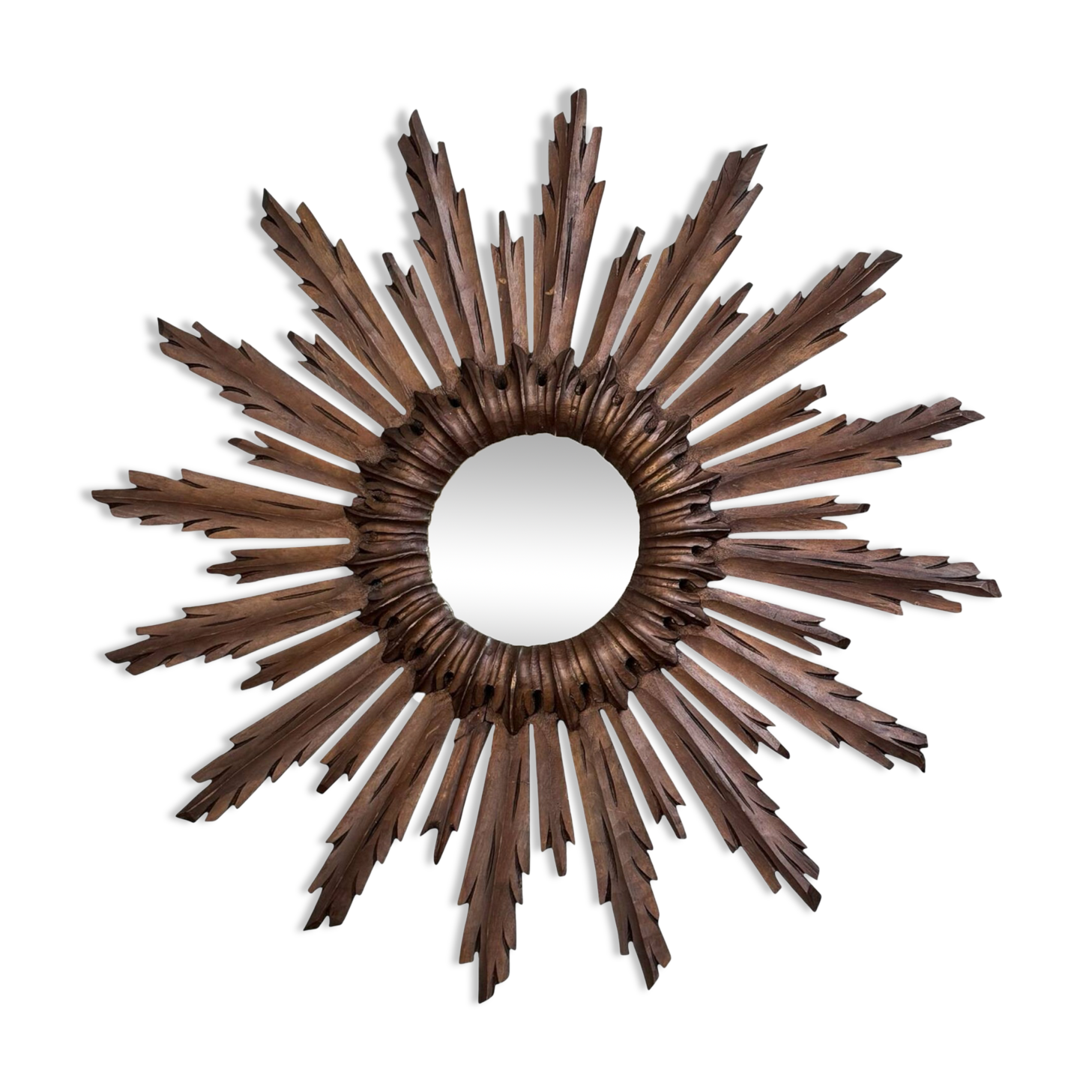 Wooden witch sun mirror 1950