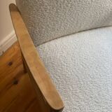 Vintage 70s boucle armchair