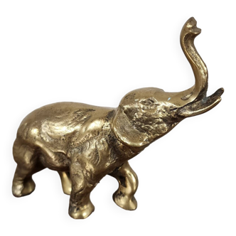 Brass elephant figurine