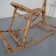 Large Bamboo Rocking Horse by Dirk van Sliedregt for Rohé Noordwolde, 1950s