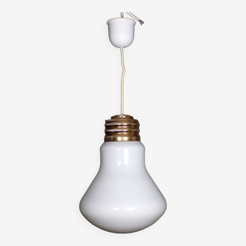 Vintage bulb-shaped pendant light