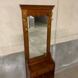 vintage 1970s walnut entrance locker room